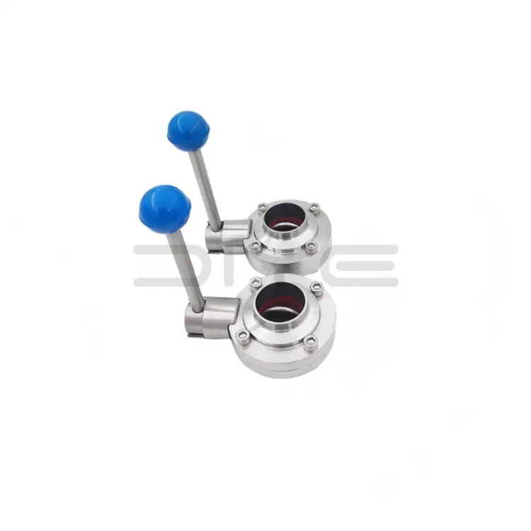 Санитарный сварочный клапан-бабочка